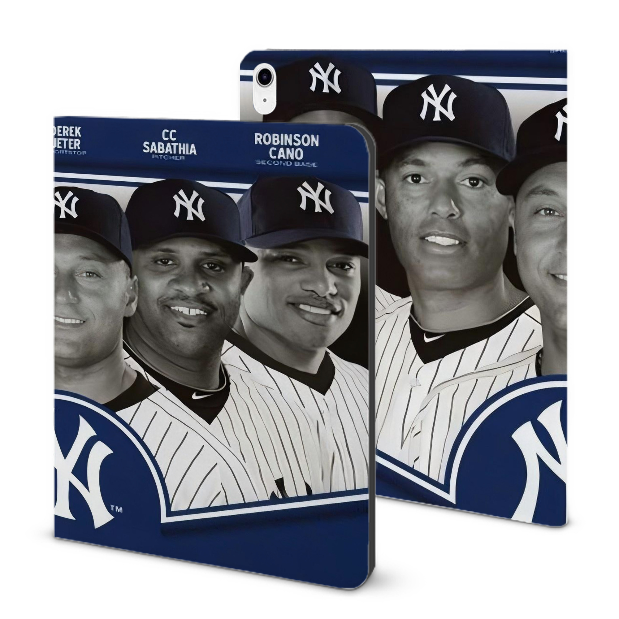 New York Yankees 361 IPad Case Without Pencil Slot – Book-Style Cover With PU Leather & TPU – Slim, Durable, Scratch-Resistant, Full Protection & Easy Access